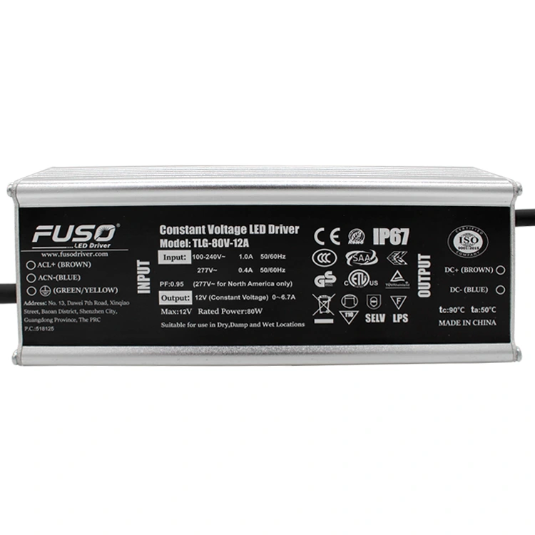 Pourquoi choisir un driver LED à tension constante 12 V 80 W à haut PF pour des performances d'éclairage stables ?
