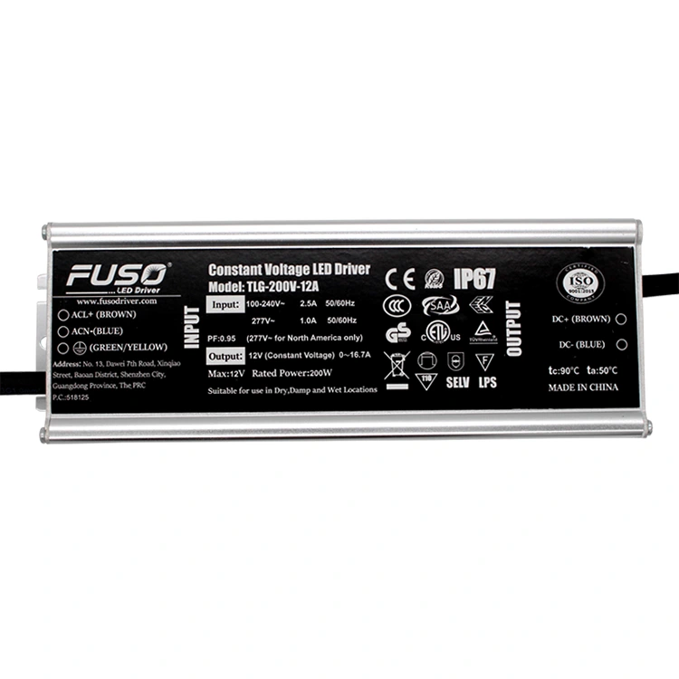 Alimentation LED à tension constante élevée Pf 12v 200w