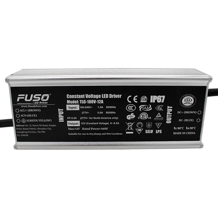 Alimentation LED à tension constante élevée Pf 24v 100w