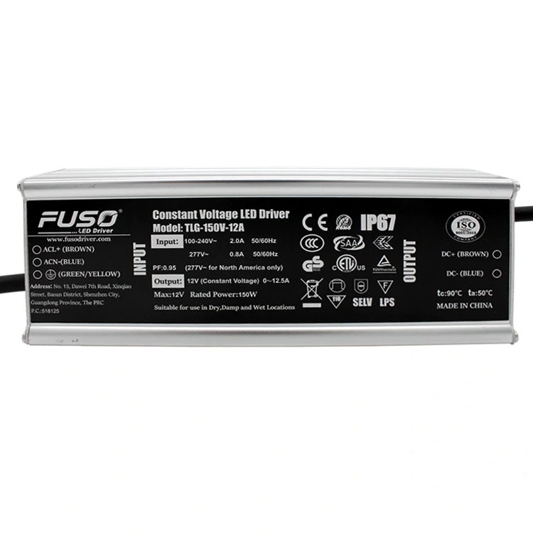 Pilote LED à tension constante élevée PF 24v 150w