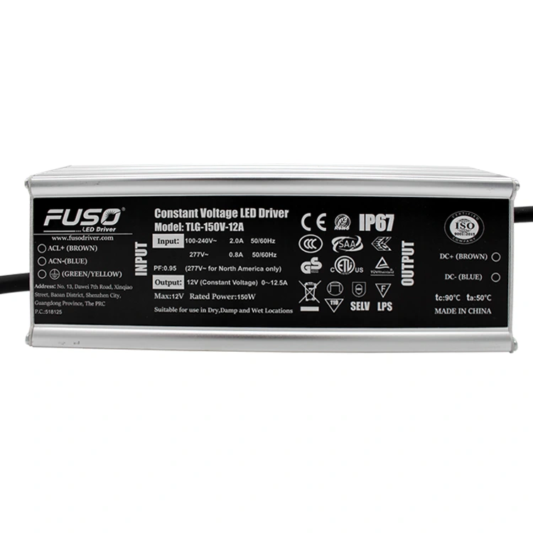 Alimentation LED à tension constante élevée Pf 24v 150w